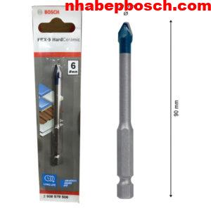 Mũi khoan gạch Bosch HEX-9 phi 6