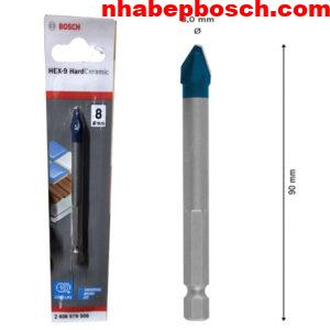 Mũi khoan gạch Bosch HEX-9 phi 8