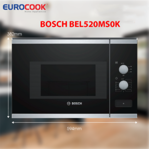 Lò vi sóng Bosch BEL520MS0K Series 4 tích hợp nướng có tốt không?